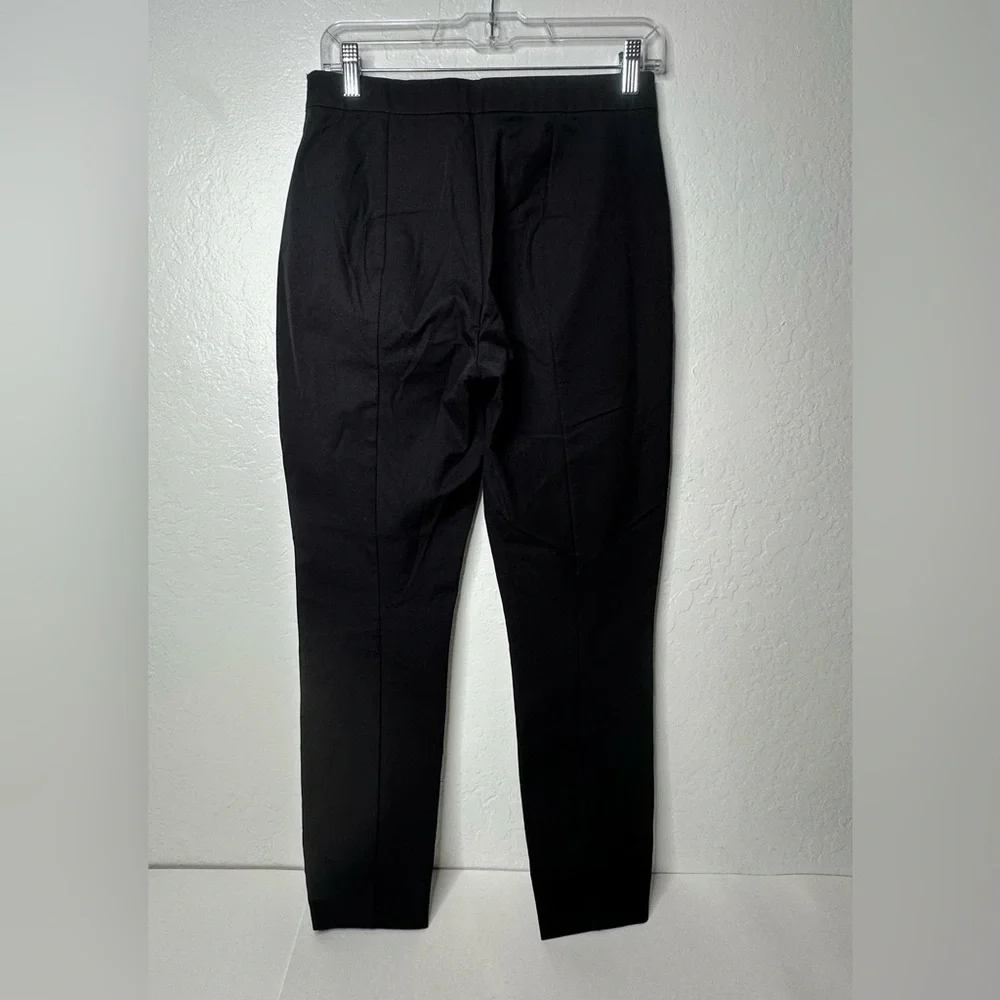 Everlane Pants Women’s Size 6 Black Skinny Ankle Stretch Cropped Career Side Zip